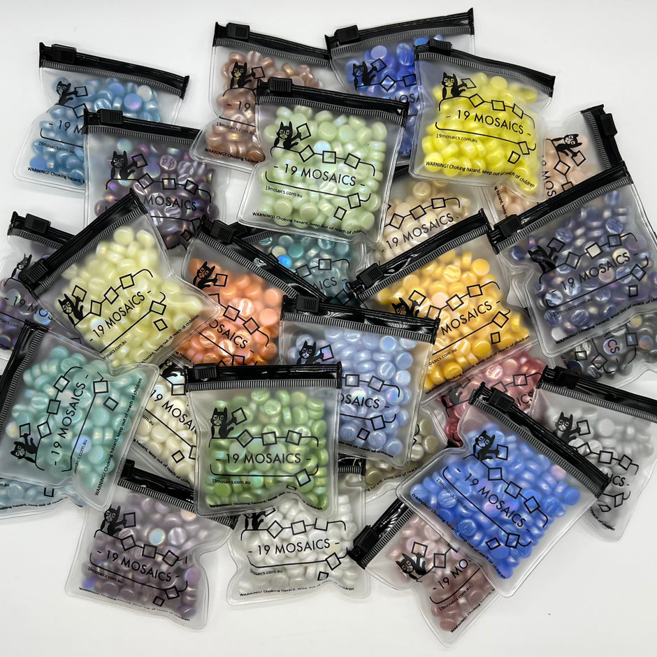 Glass Rounds – 19 Mosaics