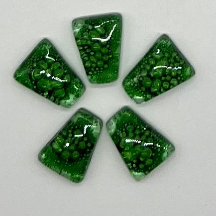 Translucent Green Bubble Trapeziums