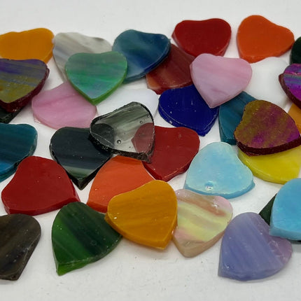 Stained Glass Hearts