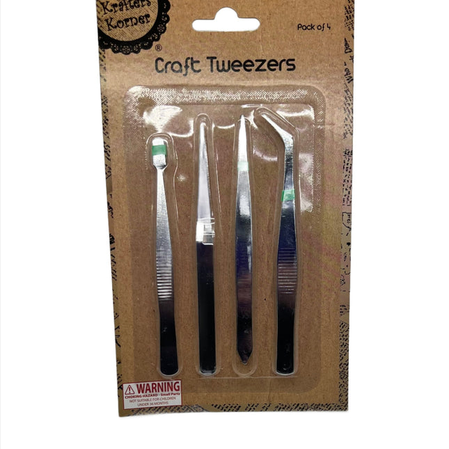 4 pk - Tweezers