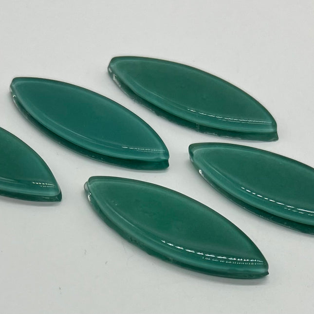Long Teal Leaves