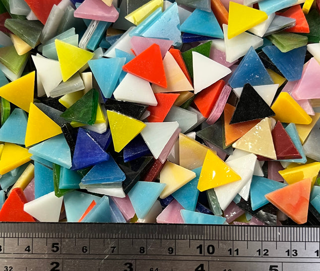 Stained Glass Triangle Mix