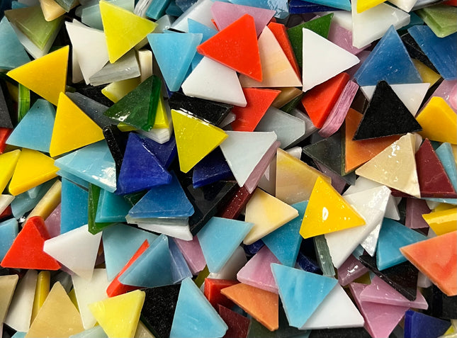 Stained Glass Triangle Mix