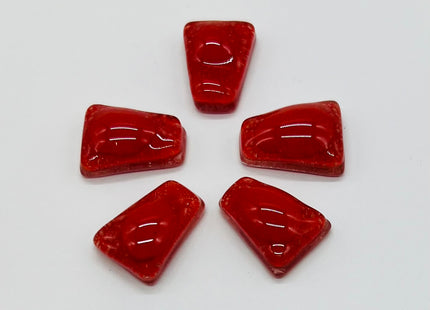 Opaque Red Bubble Trapeziums