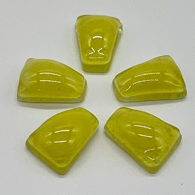 Opaque Yellow Bubble Trapeziums