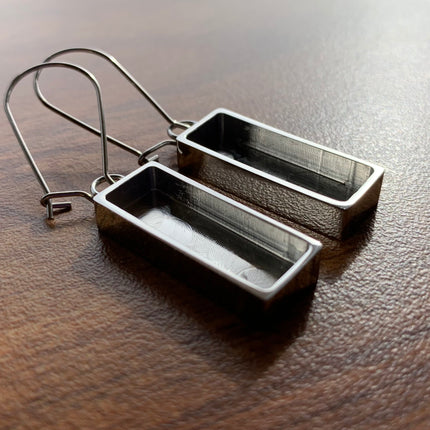 Double Rectangle Earrings