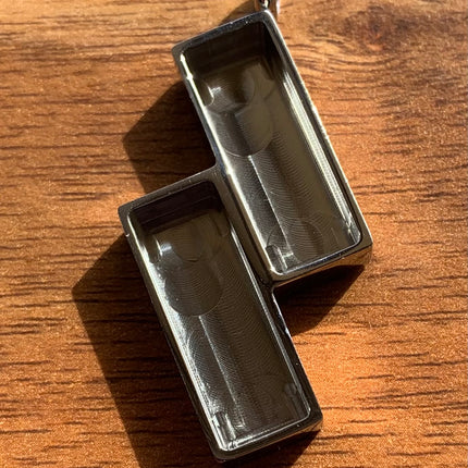 Double Rectangle Pendant