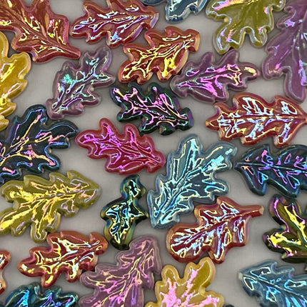 Iridescent Festive Leaves