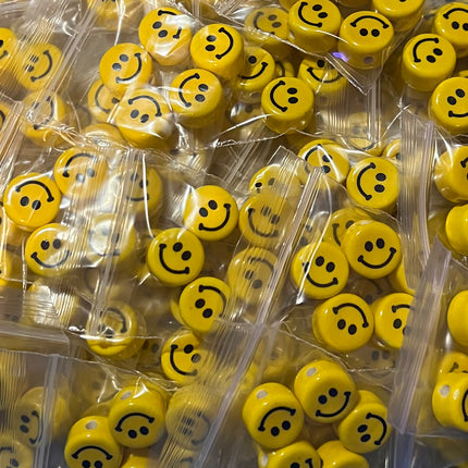 Large Smiley Face Beads