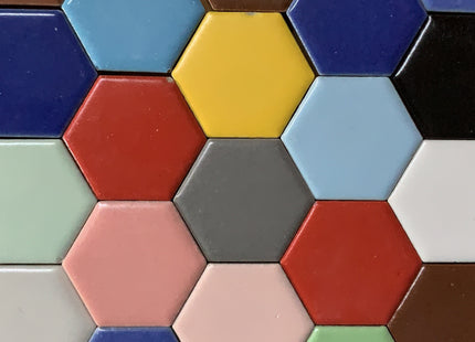 Mixed Ceramic Hexagon