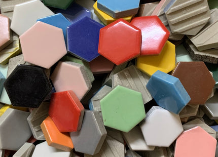 Mixed Ceramic Hexagon
