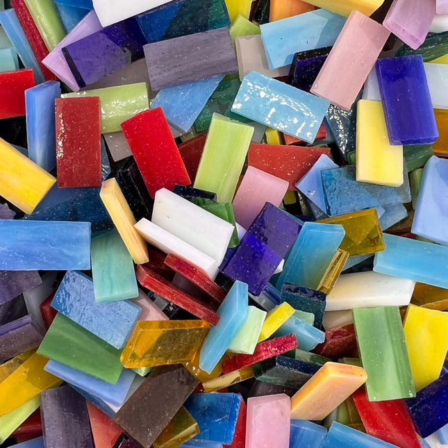 Stained Glass Rectangle Mix