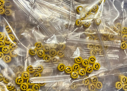 Small Smiley Face Beads