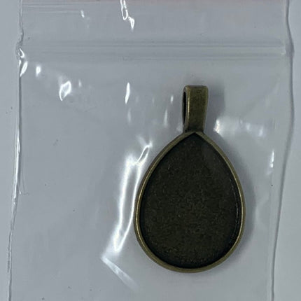 Bronze Teardrop Pendant