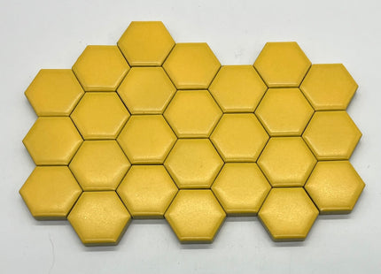 Yellow Ceramic Hexagon