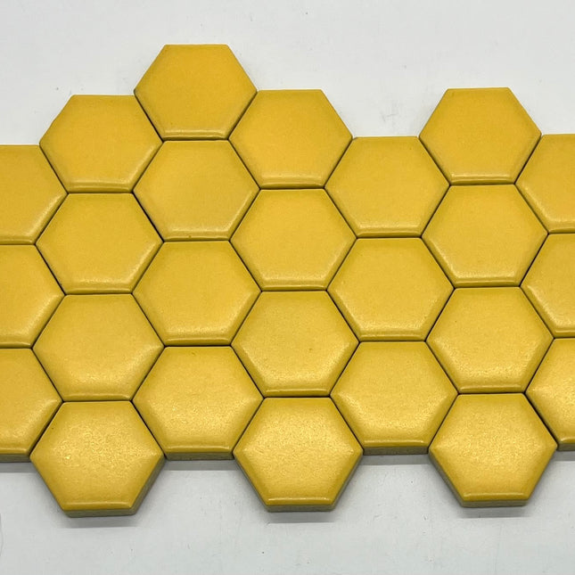 Yellow Ceramic Hexagon