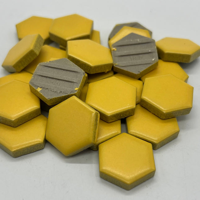 Yellow Ceramic Hexagon