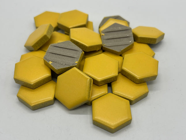 Yellow Ceramic Hexagon